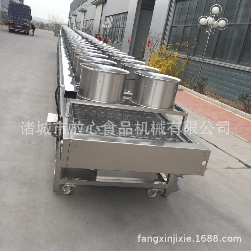 食品厂专用摊凉机豆皮蚕蛹油炸小龙虾摊晾机sus304不锈钢