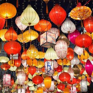 饰 中秋节钻石灯笼景区古镇街道国庆灯笼街景花灯异型水滴灯笼装