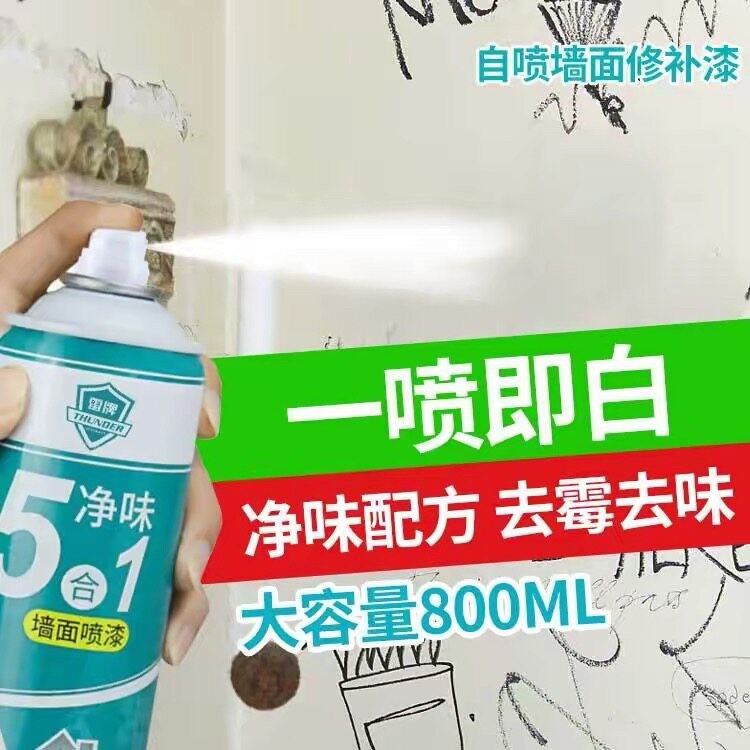 【下单立减30】墙面喷漆墙面修复水性漆涂鸦污渍翻新胶修补mo45-1