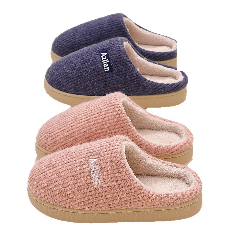 冬天棉拖鞋男冬季居家室内包头情侣地板家用保暖防滑毛绒棉拖