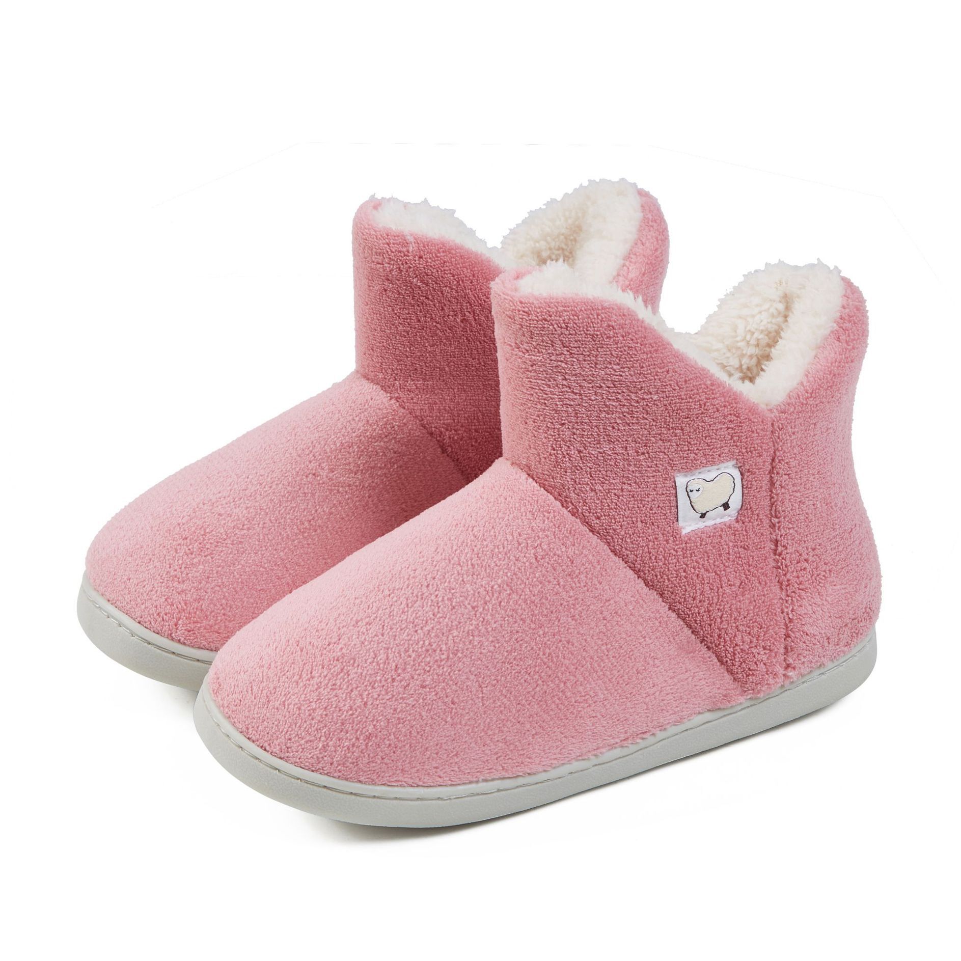 保暖冬季软厚底帮筒加绒记忆棉居家棉鞋月子鞋跨境棉拖鞋