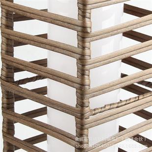 **藤编太阳能庭院灯公园酒店绿化景观灯