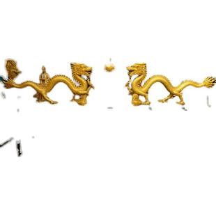 喷水龙头玻璃钢雕塑神话龙中国龙二龙戏珠铸铜雕像公园林摆件现货