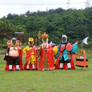 西游记大型手办玻璃钢雕塑孙悟空摆件人物景区模型师徒四人大摆件
