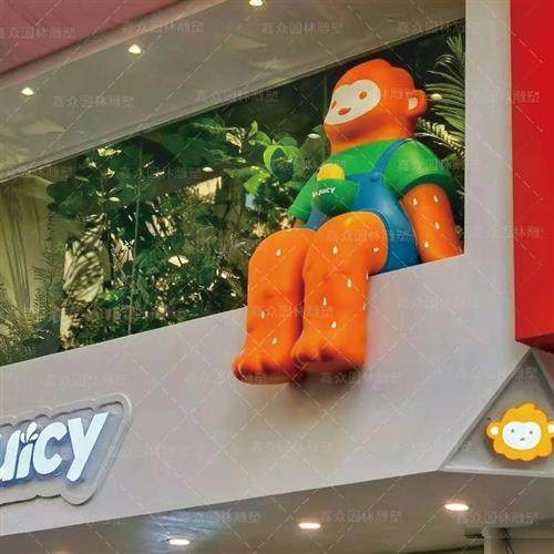 玻璃钢屋顶猫雕塑宠物店门头招财网红装饰泰迪狗头定制奶茶店,商业/办公家具,雕塑,淘宝优惠券,粉丝福利购,淘宝优惠卷