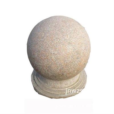 户外拦车石球批发公园拦车石墩多少钱广场止步石头球哪里卖