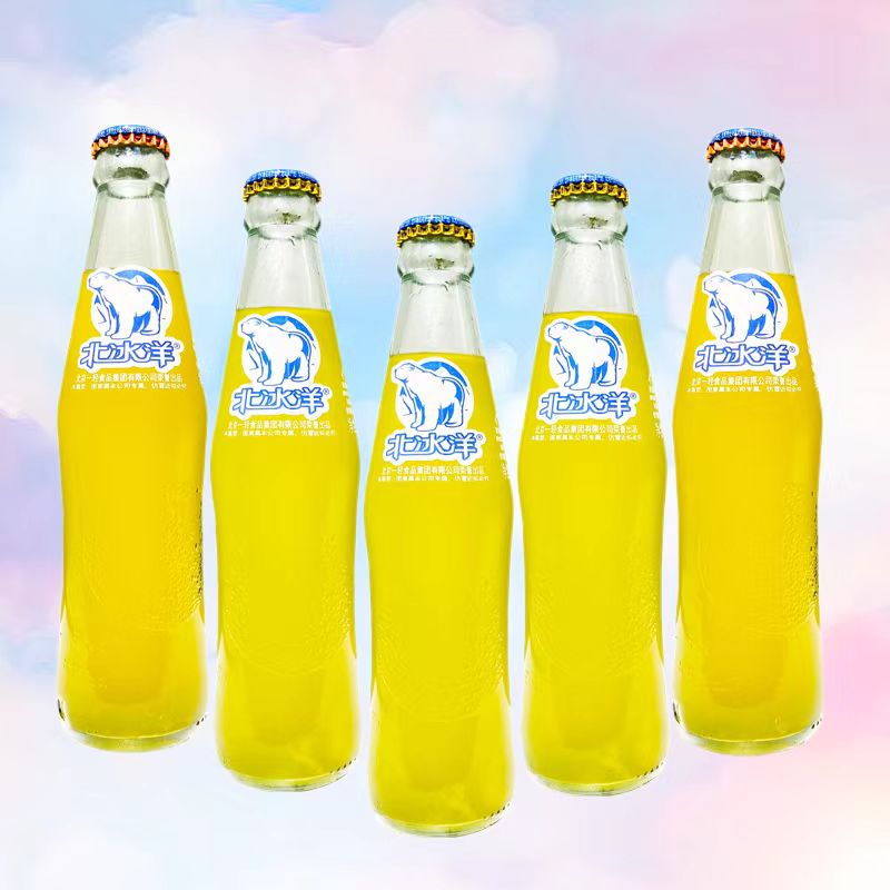 北冰洋汽水橙汁桔汁味248ml碳酸饮料特产玻璃瓶果汁烧烤夜宵 包邮