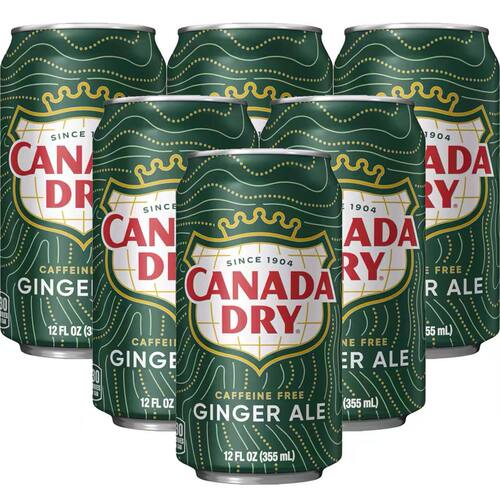 9月到期CANADA DRY美国姜味樱桃味碳酸饮料罐装进口果味气泡水