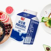 光明益生菌酸奶原味风味发酵乳屋顶盒装 酸奶460g餐饮酸奶