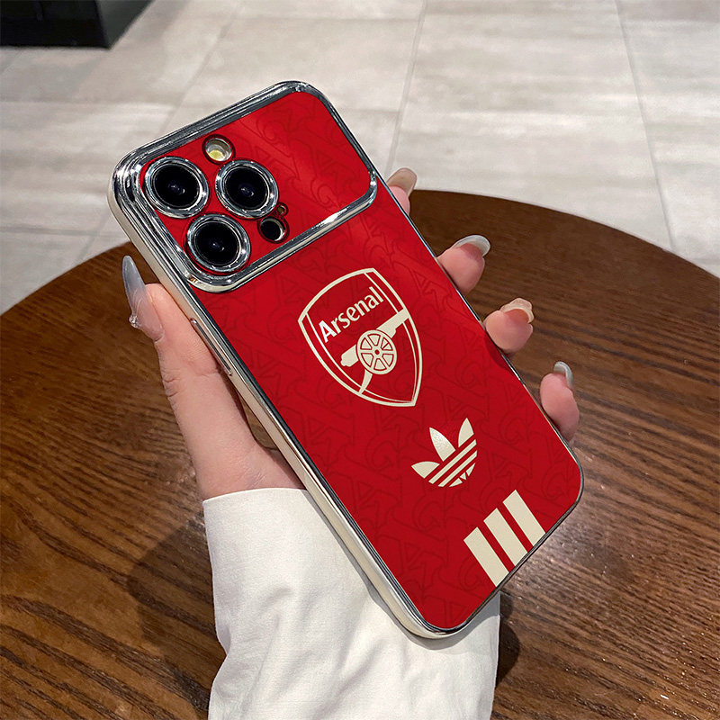 创意阿森纳球队 适用苹果华为iPhone17ProMax手机保护外壳16电镀大视窗15Plus新款14 13情侣12 11女Pura80男