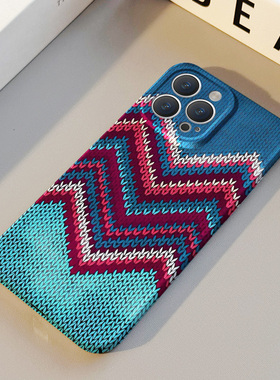 波浪羊毛 适用苹果华为iPhone16ProMax手机保护外壳15Plus 14 13 12 17 XsMax女Pura70复古情侣高级感不撞壳