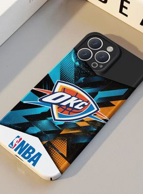 篮球雷霆队 适用苹果华为iPhone16ProMax手机保护外壳15Plus 14 13 12 17 XsMax女Pura70篮球队标情侣不撞壳