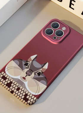 小松鼠 适用苹果华为iPhone16ProMax手机保护外壳15Plus 14 13 12 17 XsMax女Pura70情侣创意趣味高级不撞壳