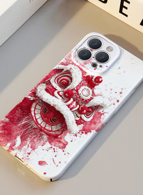 新年款醒狮 适用苹果华为iPhone17ProMax手机保护外壳16 15Plus新款14 13情侣12 11女Pura80国风艺术不撞壳男