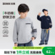 男孩中大童潮帅气春季 左西童装 男童卫衣儿童圆领上衣春秋2026新款