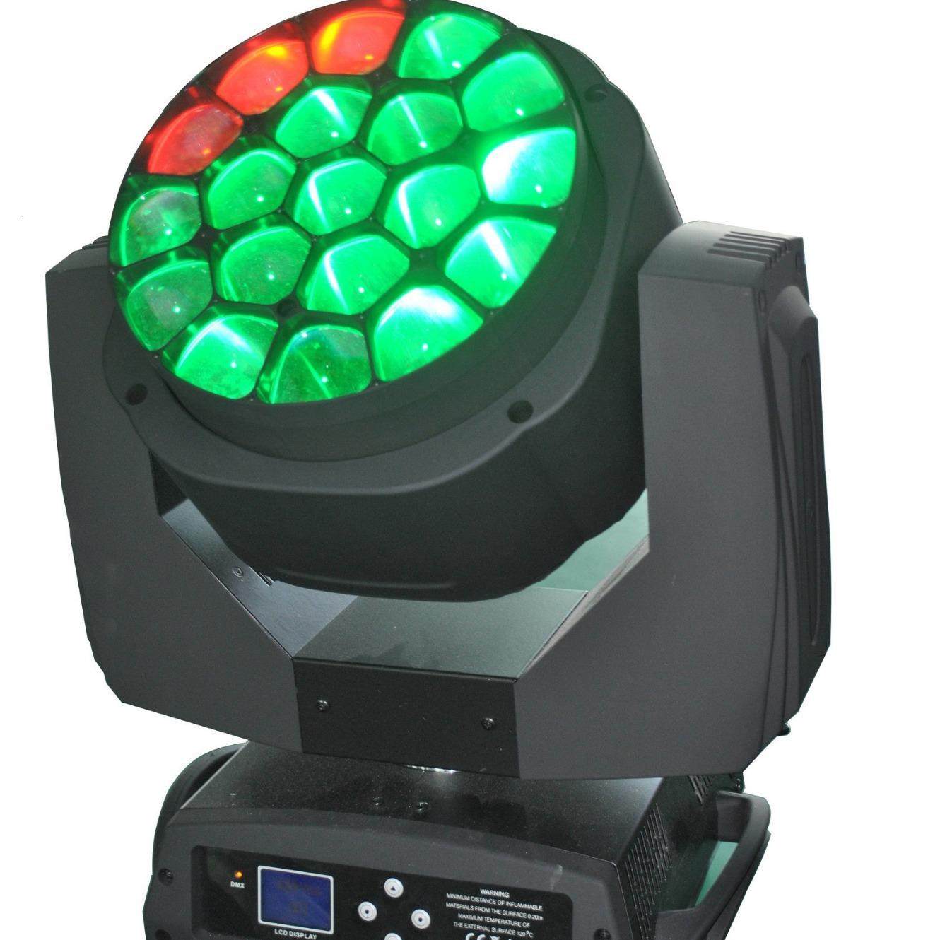 2024广州舞台灯光工厂直销19颗1540大蜂眼摇头灯大黄蜂