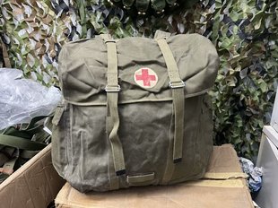 老货正品60年代55式背囊抗美援朝同款卫生员防雨背包战术双肩包