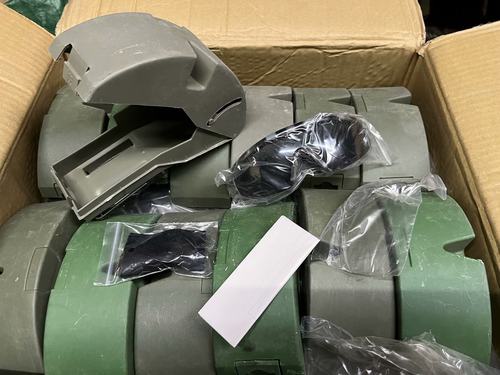 包原品骑行护目镜03户外眼镜战术双镜片防风沙风镜带备用松紧绳镜