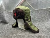 老货正品 帽配当代新红五星 棉帽中苏珍宝岛旧货老式 70年代65式