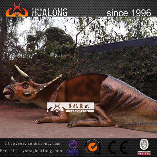 仿真恐龙模型公园景区休息椅玻璃钢材质恐龙亲子乐园设计制作