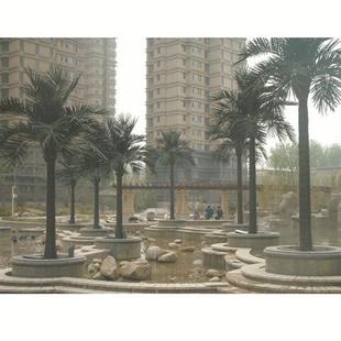 仿真椰子树假树厂专业承接景观工程造景树抗风雪压年不断杆