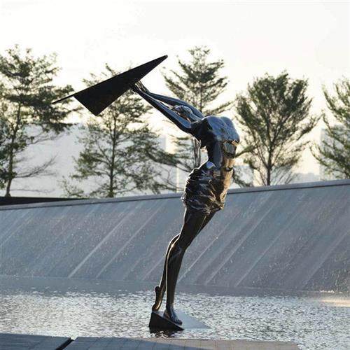 镜面抛光不锈钢户外景观雕塑园林广场酒店小区售楼部装饰雕塑