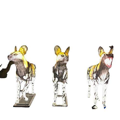 彩灯花灯动物模型新春兔年动物彩灯新品自贡彩灯厂家