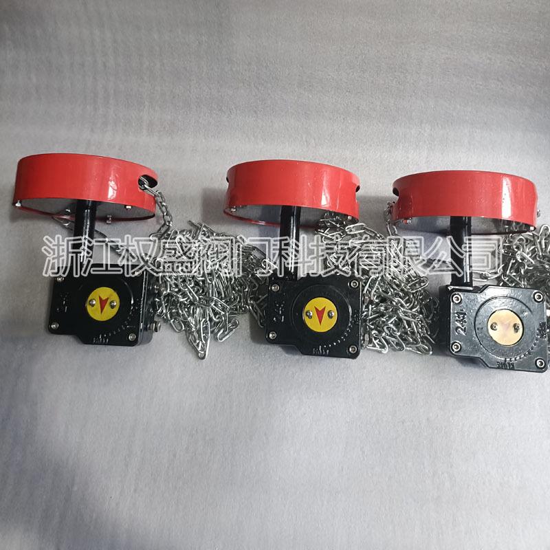 天津哈德链涡式蜗杆传动装置带链条蝶阀蒙蜗轮轮头环链手动倒链