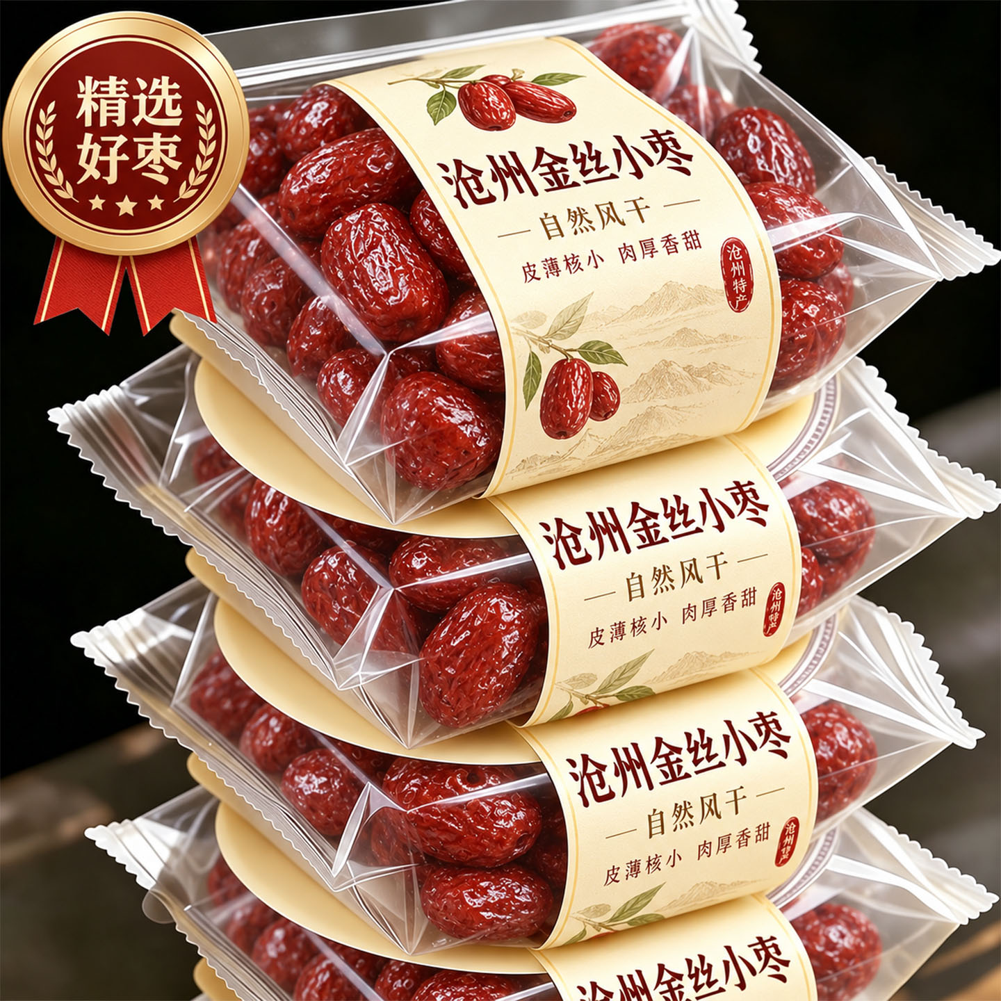 正宗特级沧州金丝小枣官方旗舰店特级特产红枣2026新货优质免洗