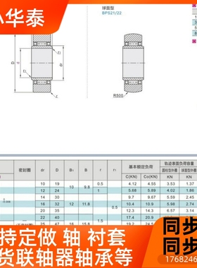 BPS21/BPS2MAJ2-d8d-d10d2-d1-5-d17-d20-d25-d30-35滚子随动轴承