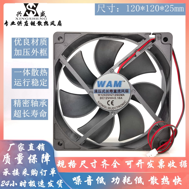 全新W12025HZ12SEMA散热风扇