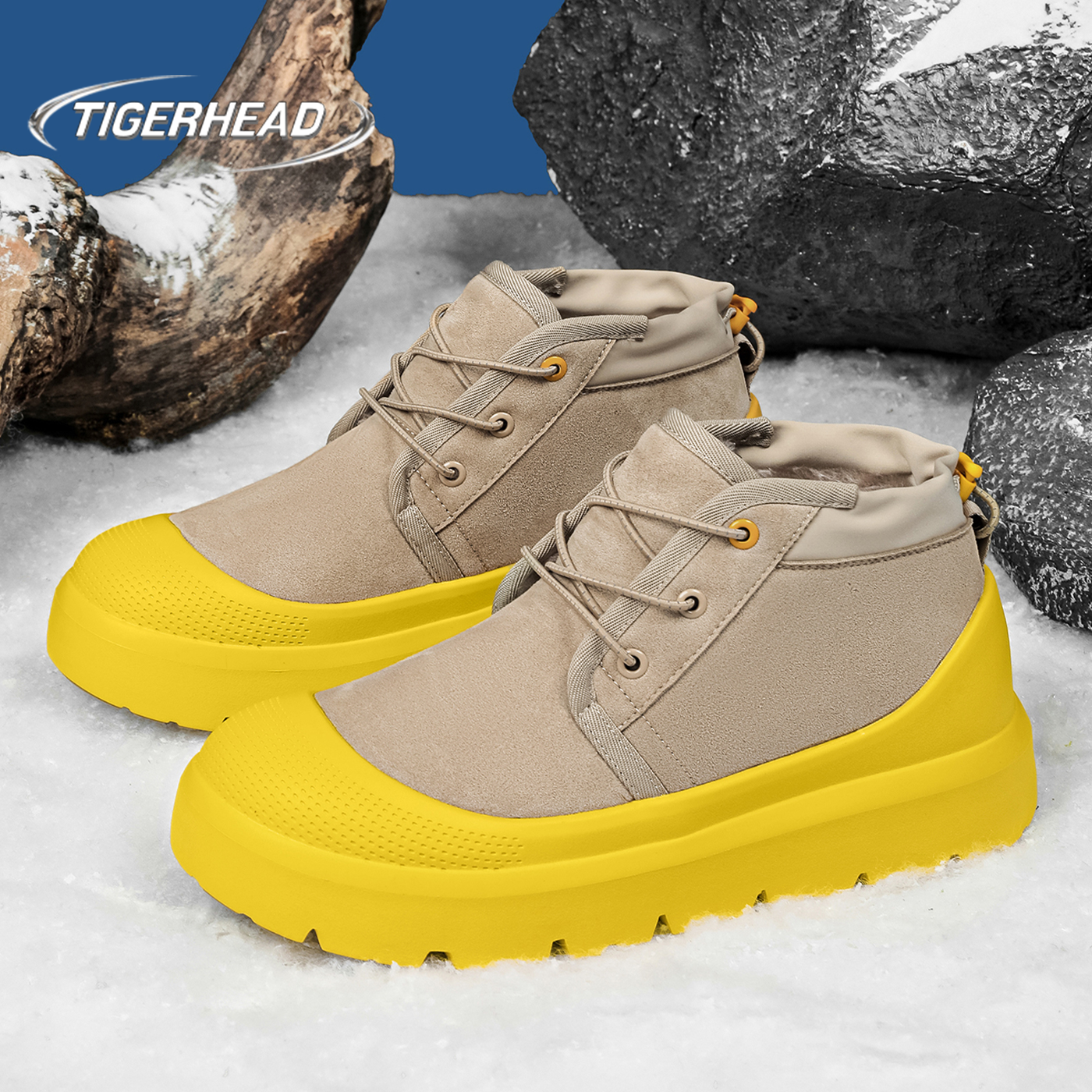 雪地靴加绒加厚保暖棉鞋短靴