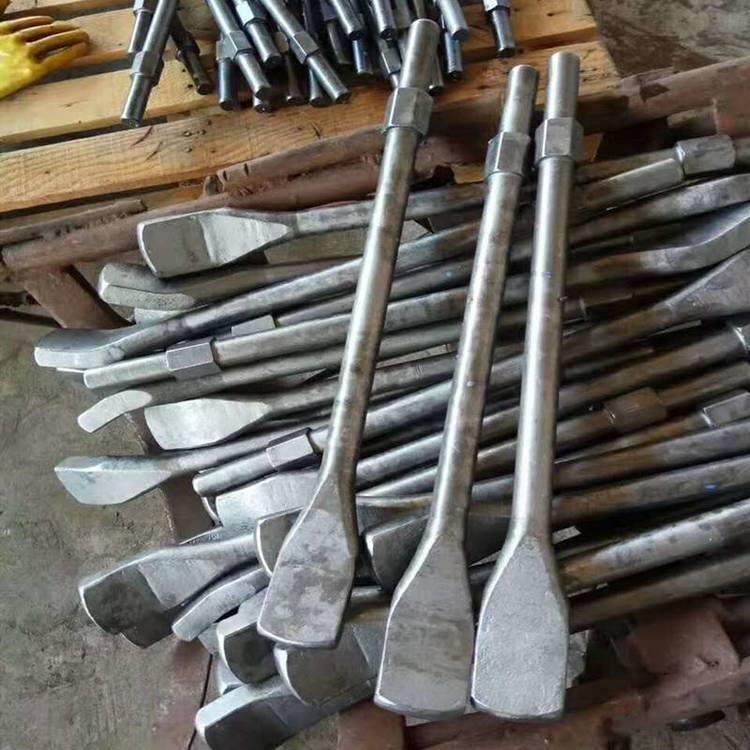 矿用两角钎杆 机械钢钎 60挖机破碎锤炮钎 圆锥形钎杆