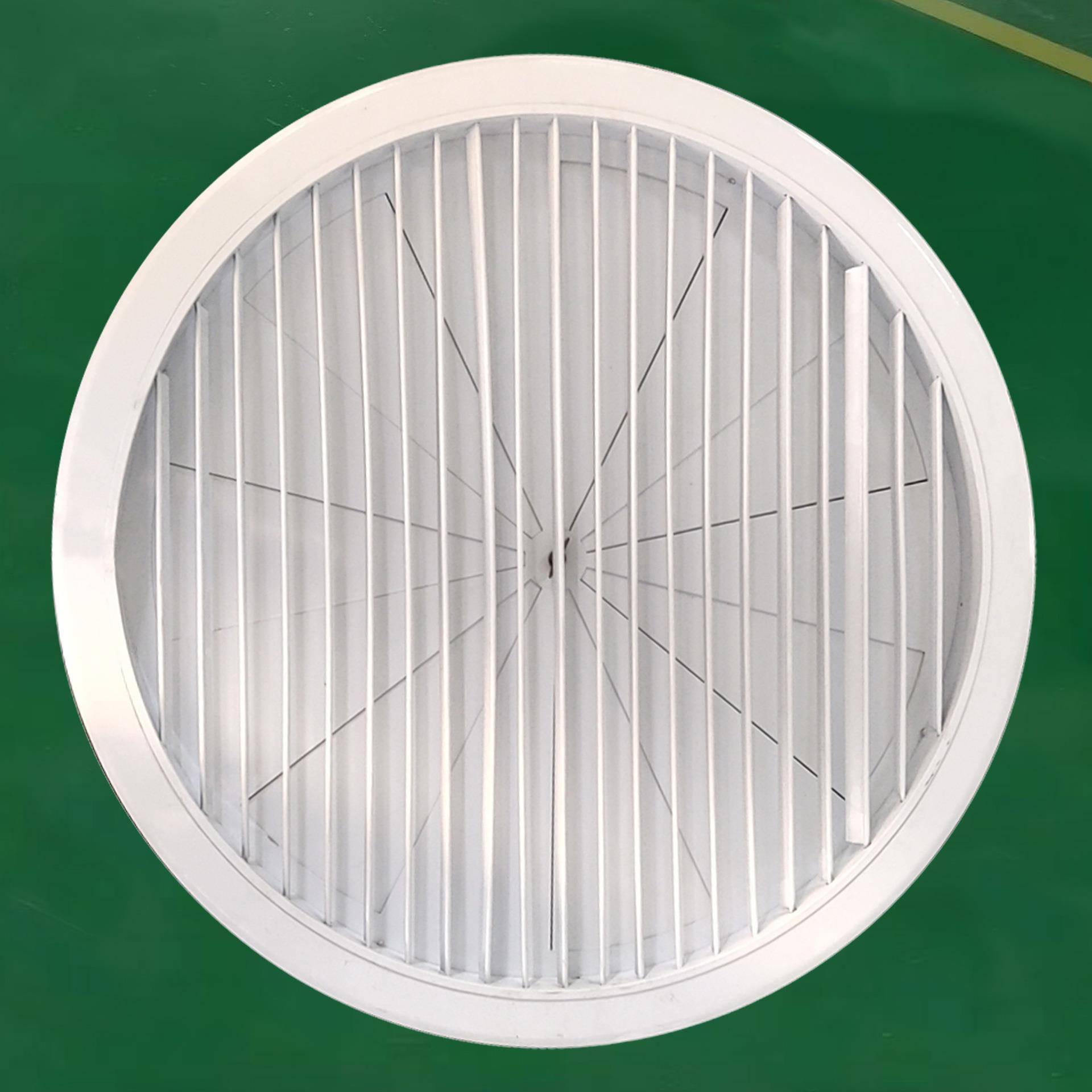 圆风口 空调通风用圆形风口带调节阀 圆型单层百叶风口