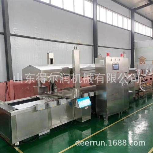 烟台锅巴土豆油炸机 速冻蔬菜加工生产线 提供厂房布局设计方案