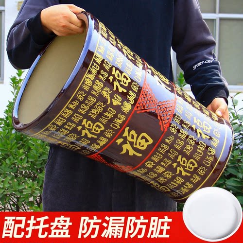 陶瓷落地中式加厚便宜大花盆