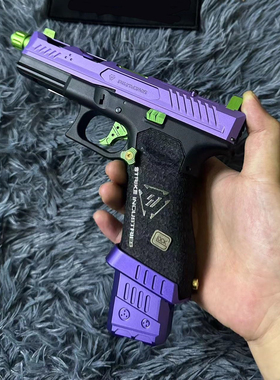 初号机格洛克sig17视频同款气动软弹玩具枪模型教适具快拆发射器