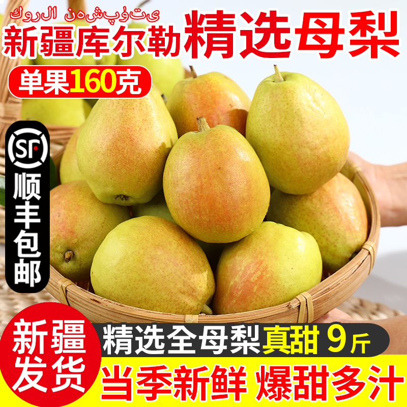正宗新疆库尔勒香梨全母梨脆甜