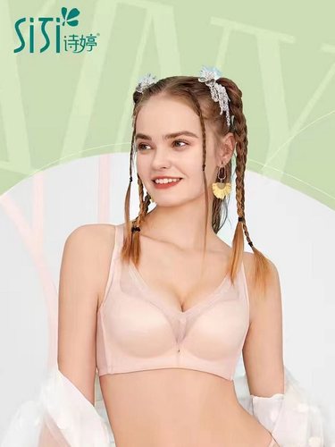 诗婷法式收副乳聚拢大胸显小文胸