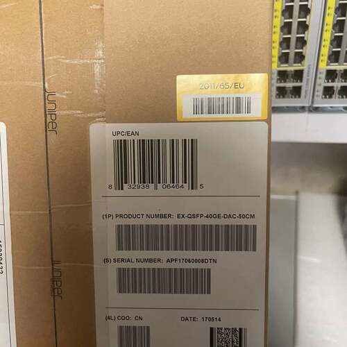 可维修Juniper EX-QSFP-40GE-DAC-50C，瞻博