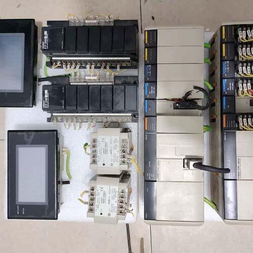 可维修sysmac cqm1 cpu41-v1，欧姆龙控制系统两套溴