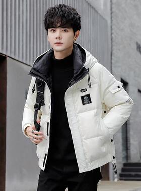 冬季小码男加厚宇航员羽绒服