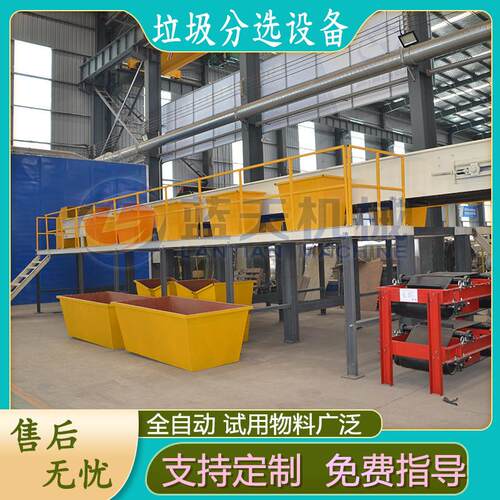 填埋垃圾分拣设备 工业垃圾筛分处理全套设备 生活垃圾风选机商用