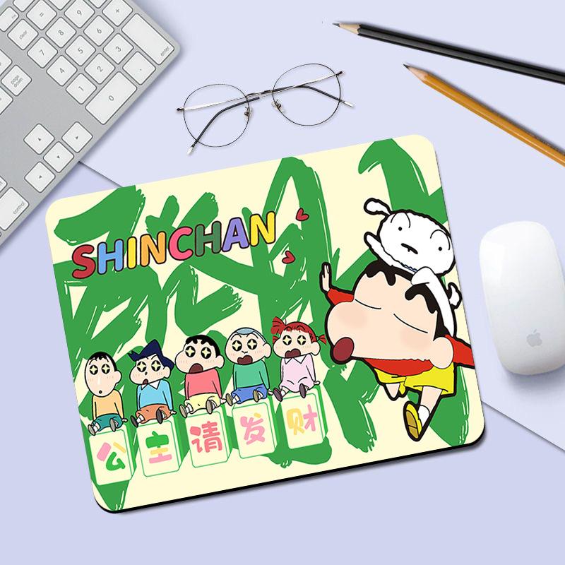 蜡笔小新鼠标垫女可爱小号防滑耐磨软垫办公加厚电脑桌垫护腕垫