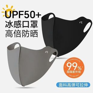透气 防晒面罩全脸防紫外线女高颜值玻尿酸开车骑行口罩冰皮夏季