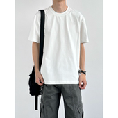 HMN 短袖 Studio夏季 索罗娜260g圆领透气纯色Cleanfit基础打底衫