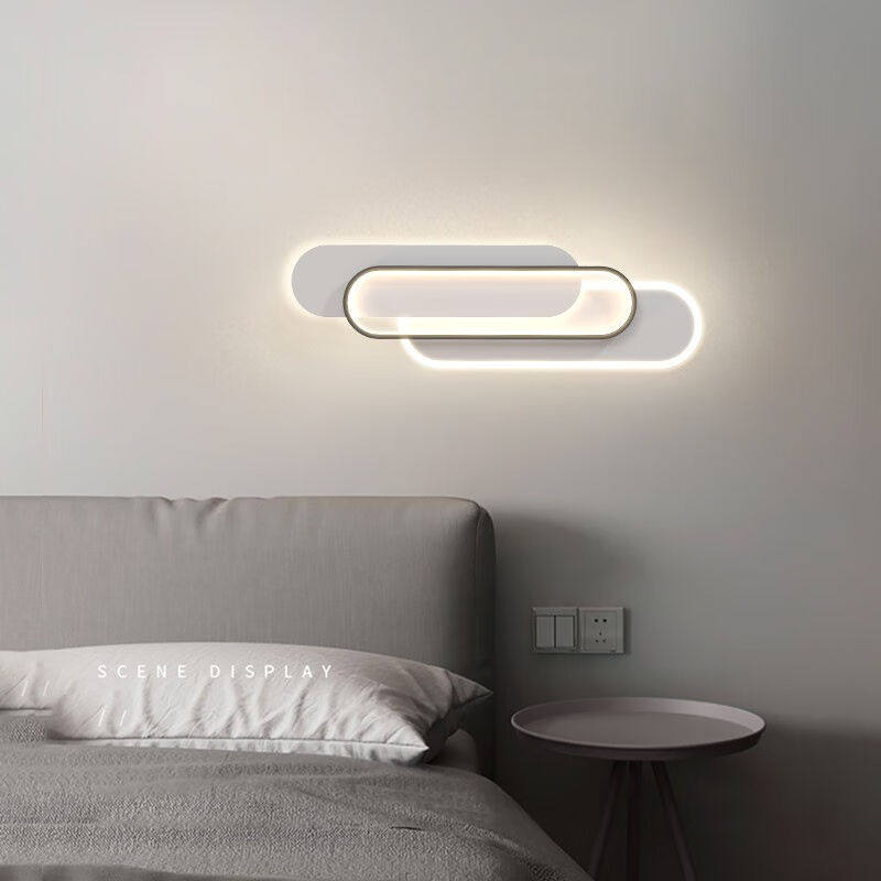 希维尔2023年新款极简壁灯卧室床头灯北欧风简约现代创意客厅背景