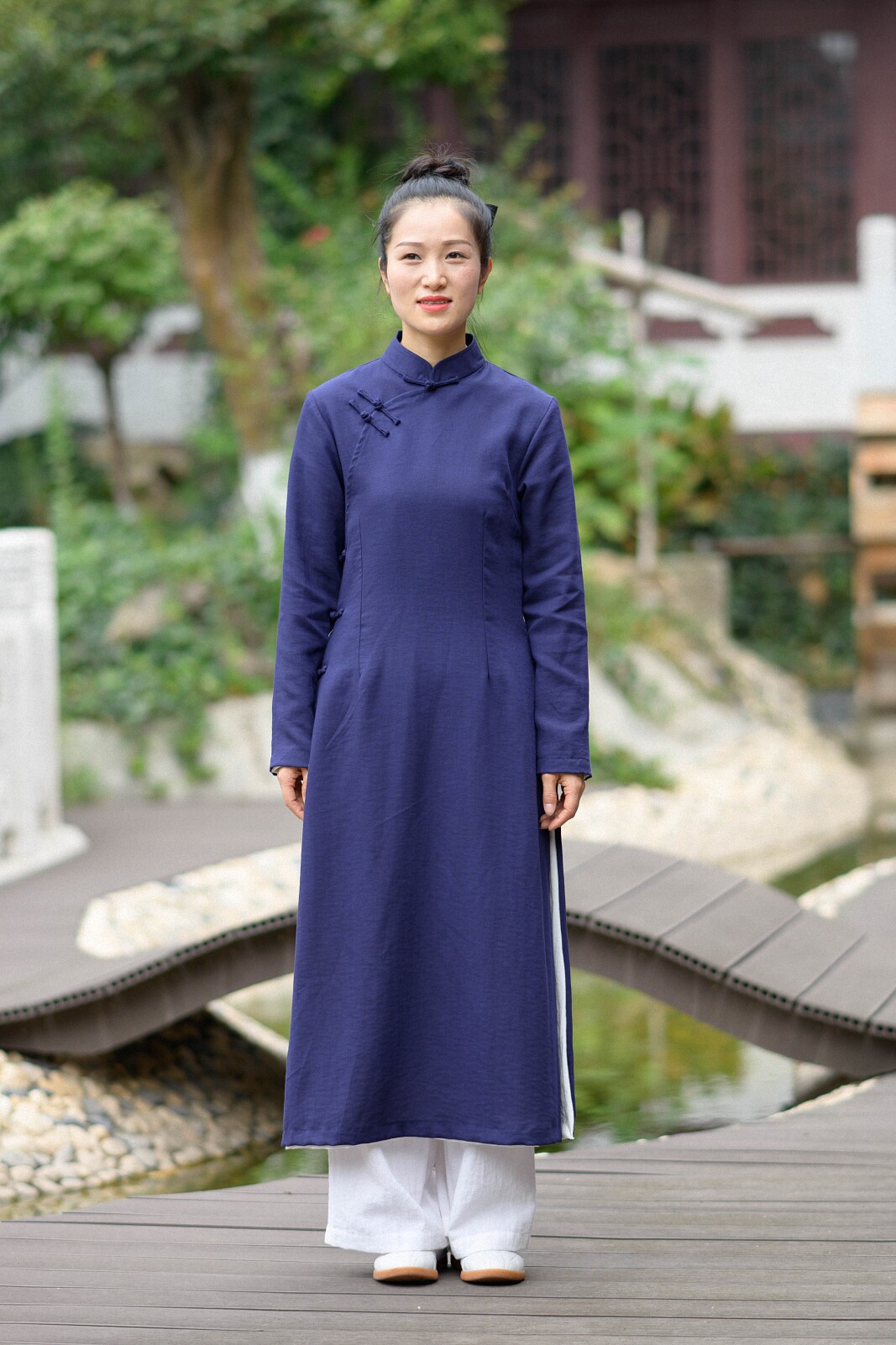 【峨眉凌云同款】武当太极服春秋款中国风亚麻透气练功服男同女款