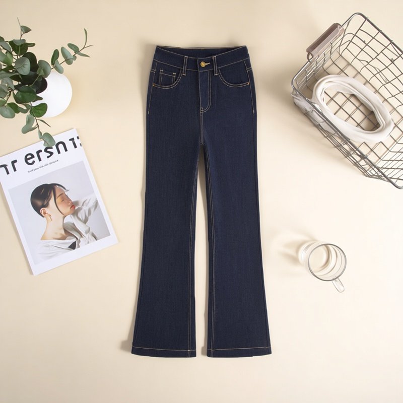 五袋款女喇叭牛仔裤新概念升级超垂感面料-阔腿筒喇裤-3680,女装/女士精品,牛仔裤,淘宝优惠券,粉丝福利购,淘宝优惠卷