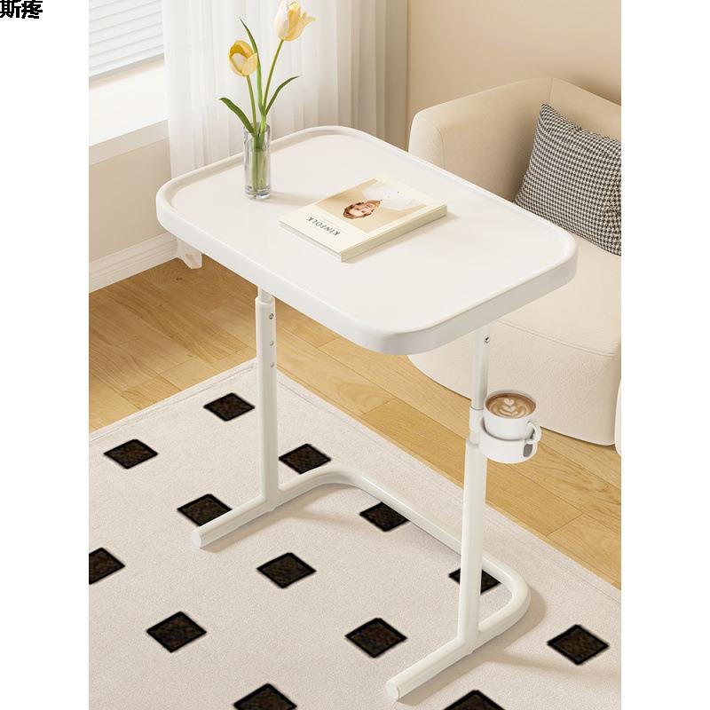家用床头简易沙发边几卧室书桌折叠小桌子床边桌可移动升降电